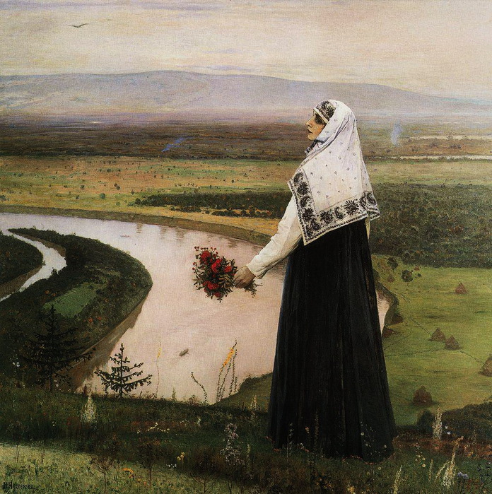 «На горах» Михаил Нестеров, 1896 год